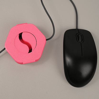 🔌3D Printed Portable Desktop Cable Organizer - Data Cable Storage