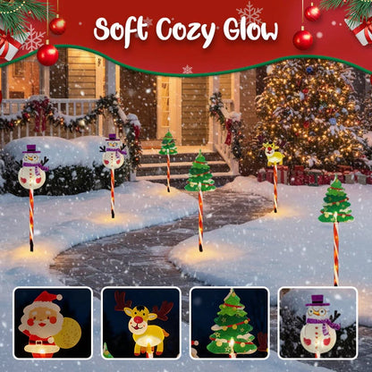 🎄🎁6-pack rörliga julbelysningar🎅