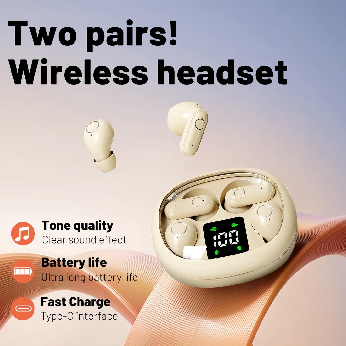 Sleep and Sports Earphones Set