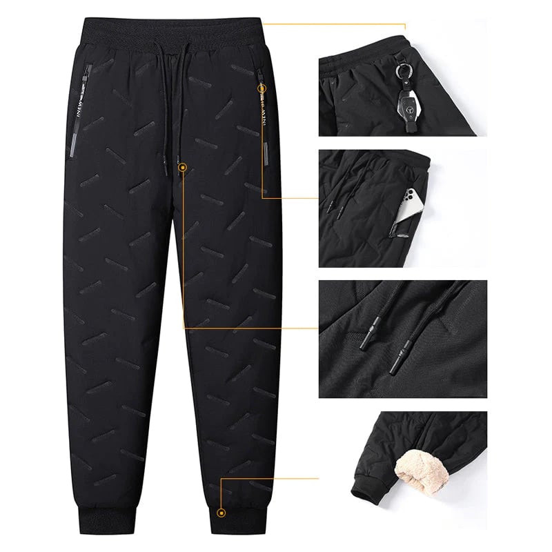 🔥Förtjockade varma joggingbyxor i fleece