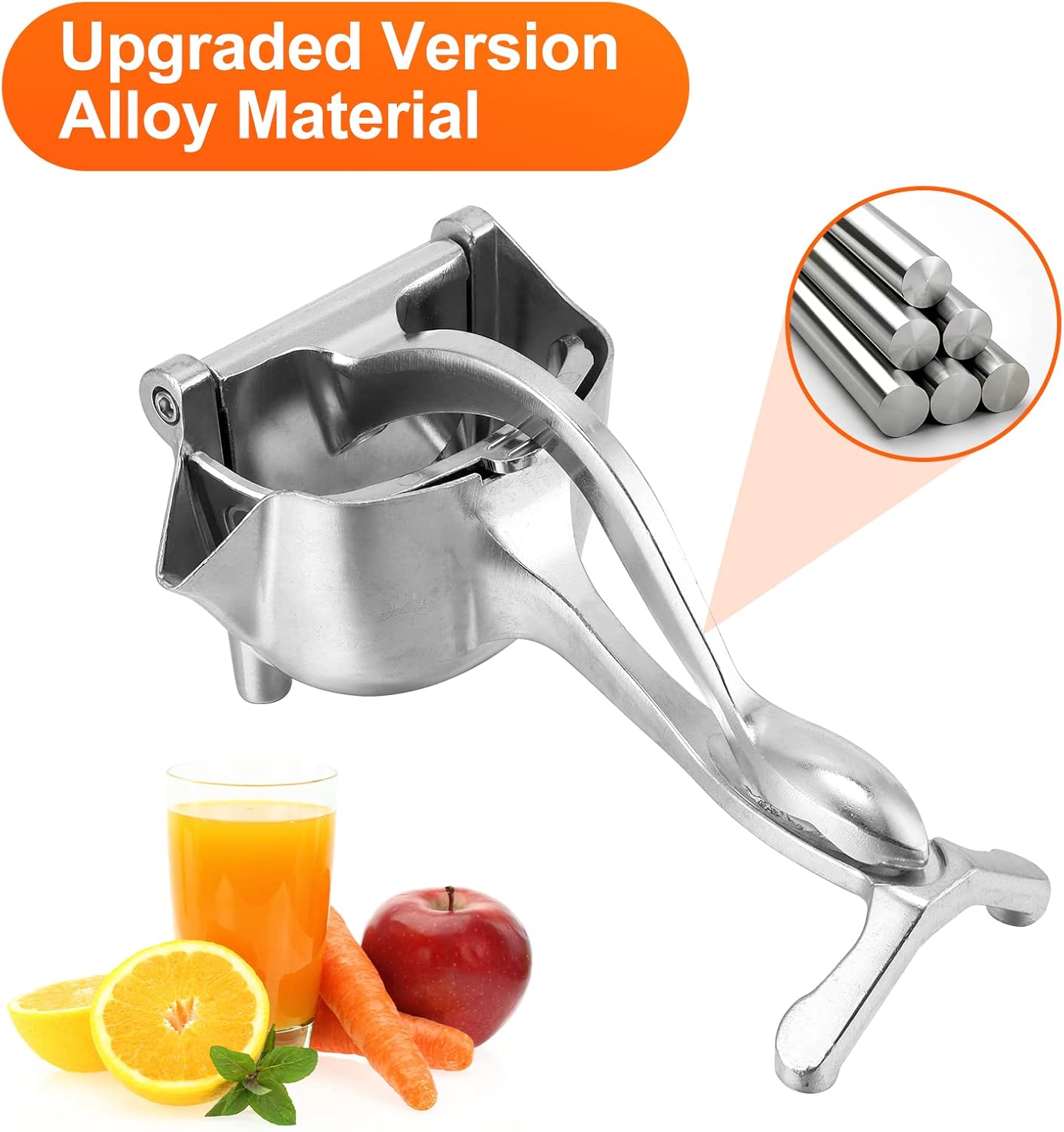 🎁 Kraftfull handjuicepress (färsk juice på några sekunder, ingen kladd)