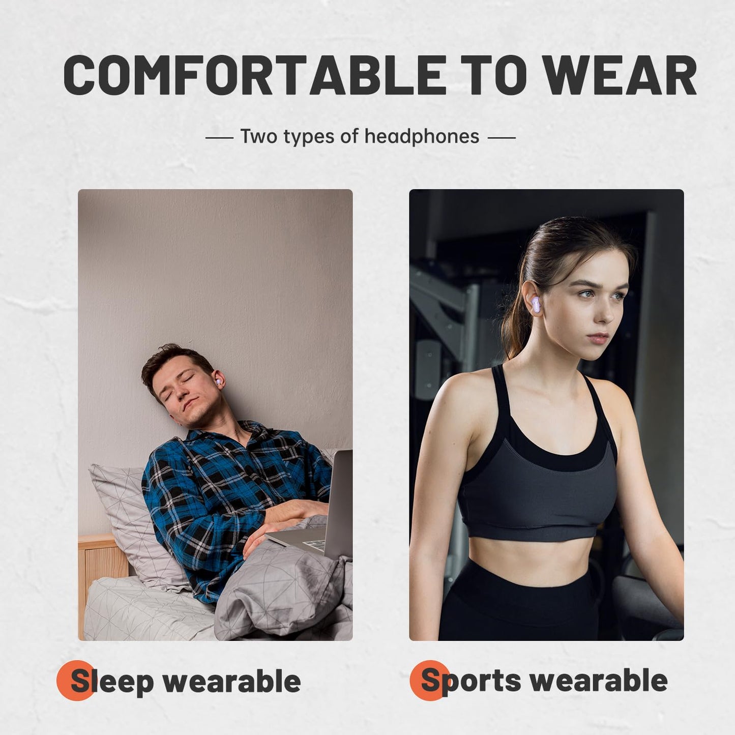 Sleep and Sports Earphones Set