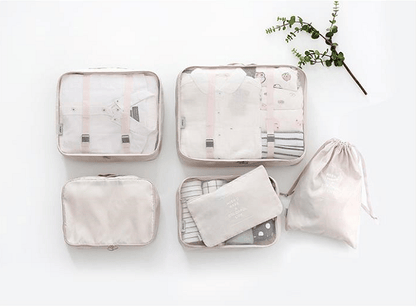✈6 pieces portable luggage packing cubes🧳