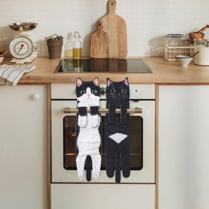 🎁  Funny Cat Hand Towels