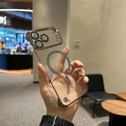 🔥Nytt mobilskal för iPhone 17-serien - Transparent ramlöst ultratunt magnetiskt skal