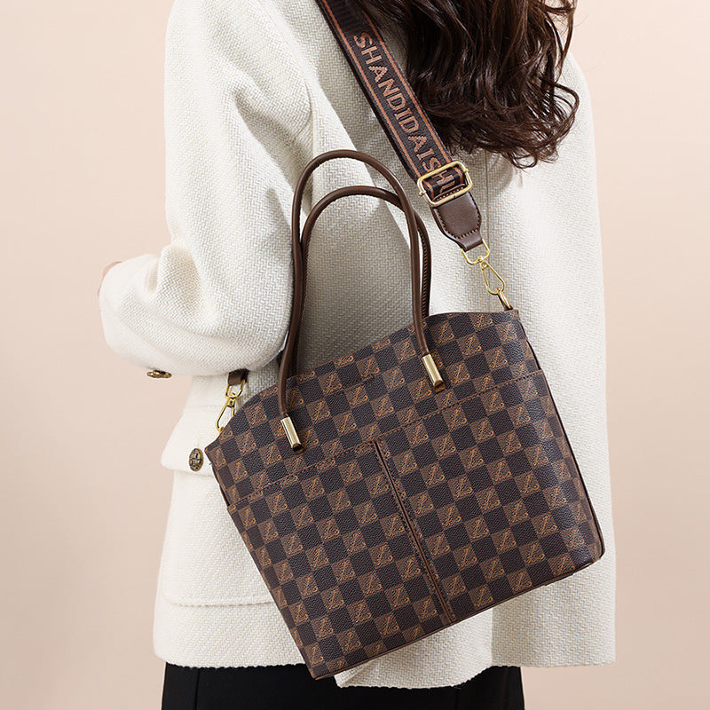 🌹Gift for Women🎁Versatile Printed Crossbody Tote Bag Set-3% rabattkod: NOR3