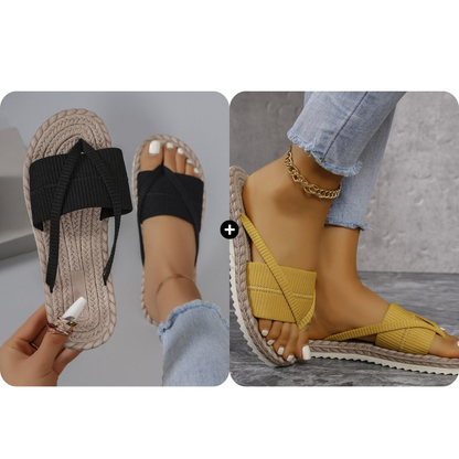Bekväma sommarflip-flops för kvinnor