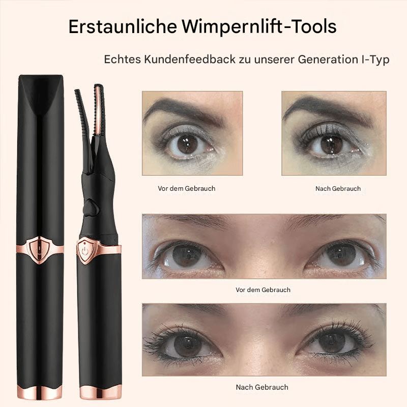 🔥 Elektrische Wimpernzange für sofortigen Glamour ✨ Blinzeln und blenden! 👁️