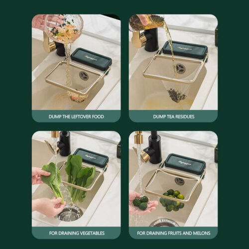 Kitchen Residue Filter Screen Holder(🔥Includes 50 nets)