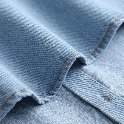 Denim False Collar – The Ultimate Layering Essential for Women 👕✨