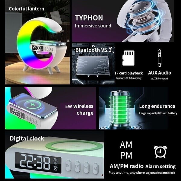 ⏰Multifunctional Bluetooth Speaker