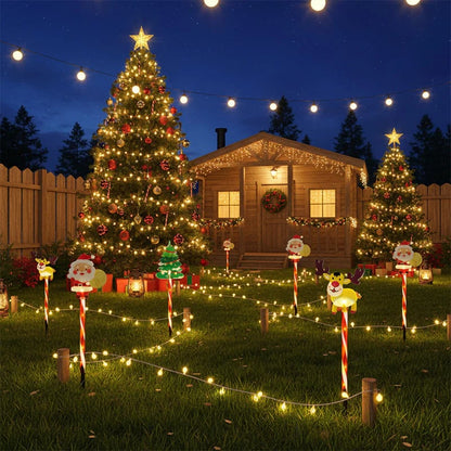 🎄🎁6-pack rörliga julbelysningar🎅