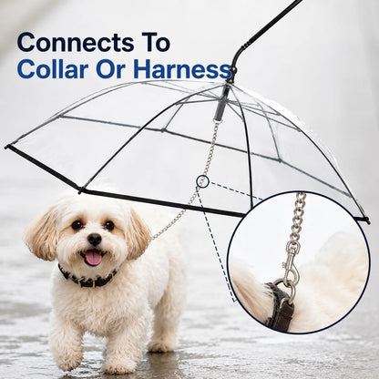 ☔ Transparent hundparaply för regniga promenader✨3% rabattkod: NOR3