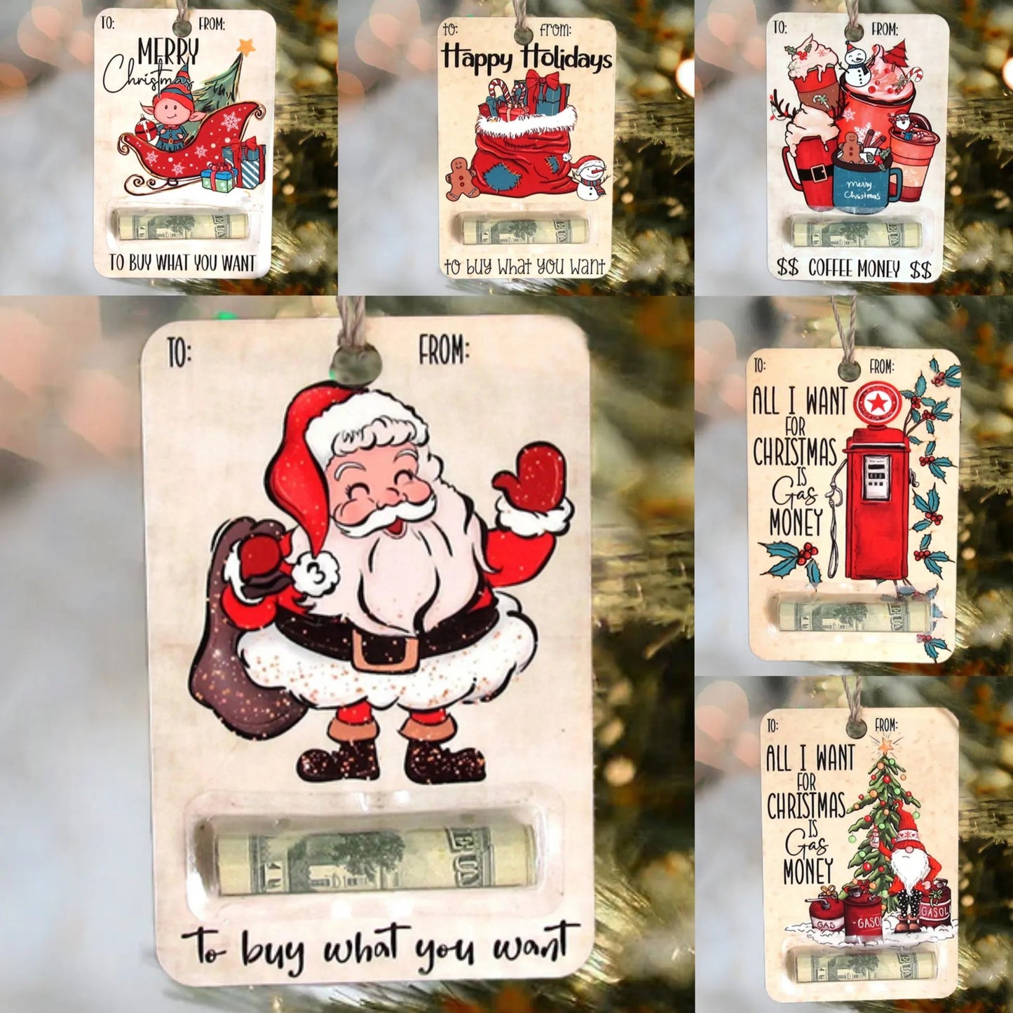 🎅💸 Christmas Money Holders Gift