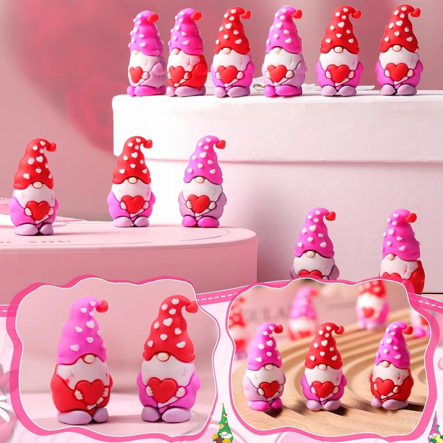 🥰Cute Valentine‘s Day Heart Gnomes