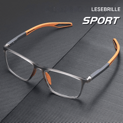 Ultralätta sportläsglasögon med blått ljusfilter för män