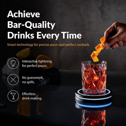 The Smart Coaster 2.0 | Effortless, Professional Cocktails at Home 💡🔒