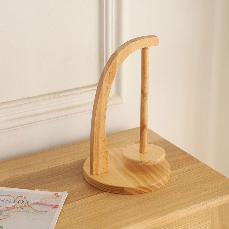 Wooden Yarn Winder with Magnetic Attachment Stable Base for Knitting & Crochet Projects