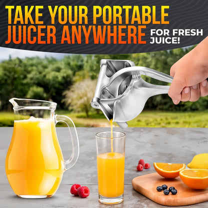 🎁 Kraftfull handjuicepress (färsk juice på några sekunder, ingen kladd)