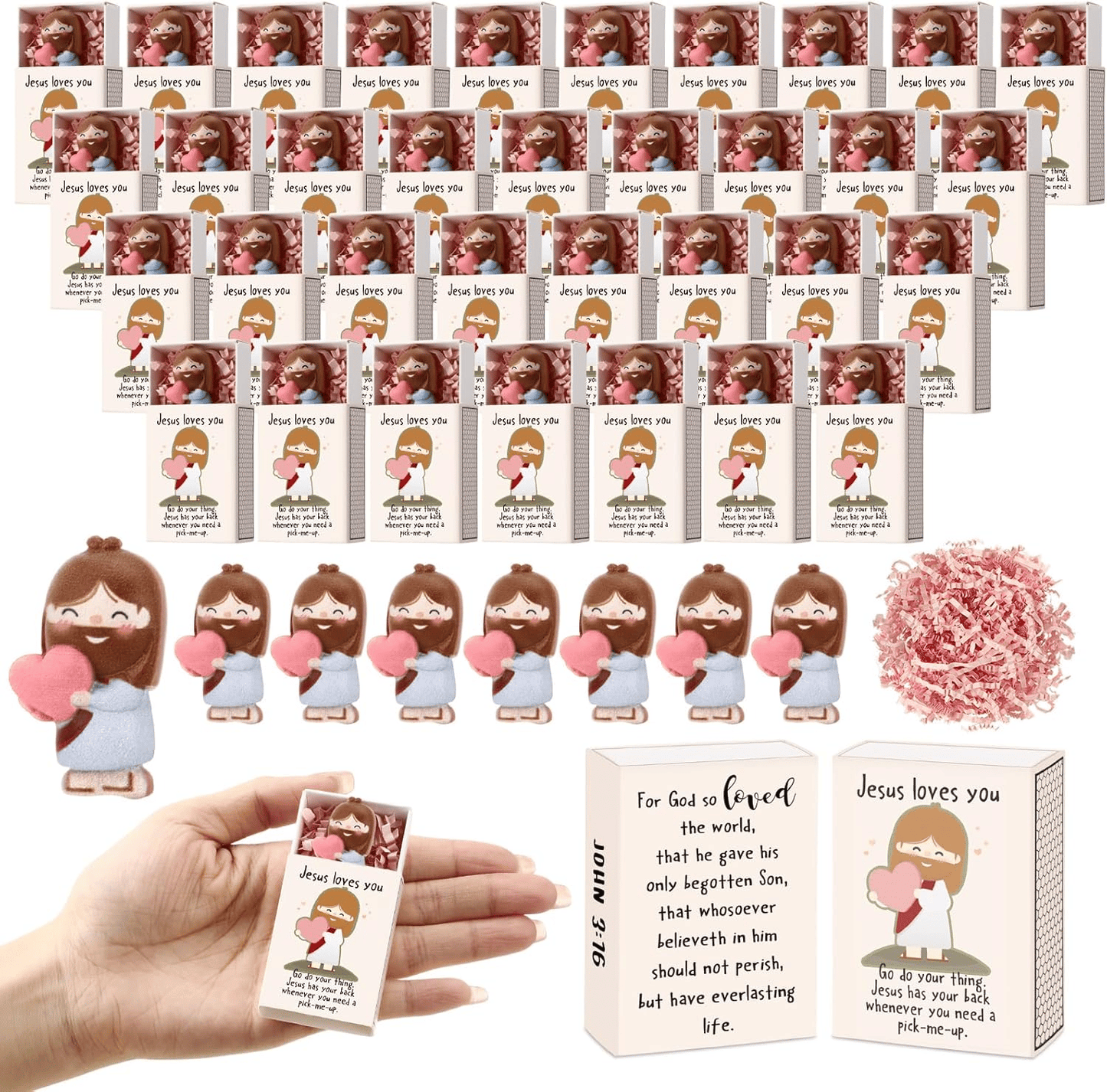 🙏💝 3Pcs Loves You Figurines Gifts✨--3% rabattkod NOR3