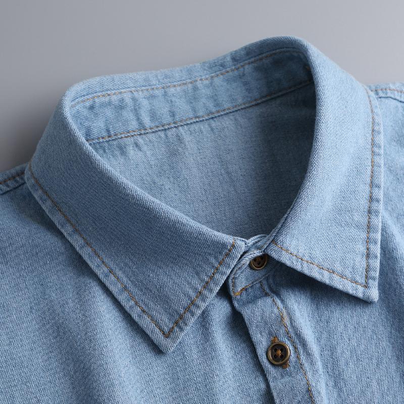 Denim False Collar – The Ultimate Layering Essential for Women 👕✨