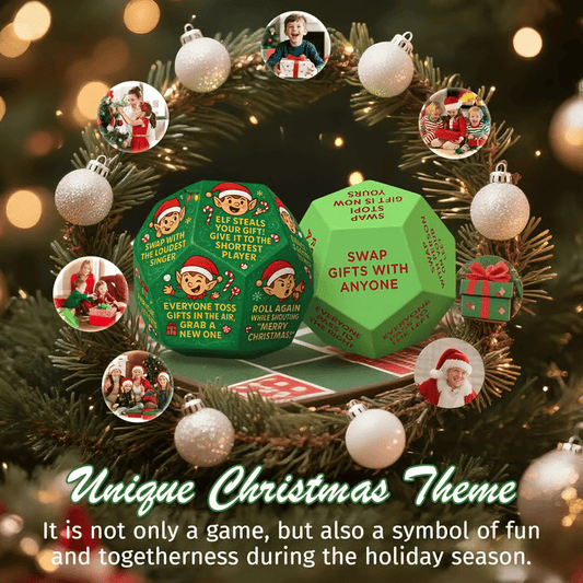 🔥Roligt julklappsbytesfestspel med tärningar