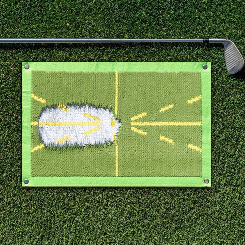 🔥Golf Training Mat for Swing Detection Batting