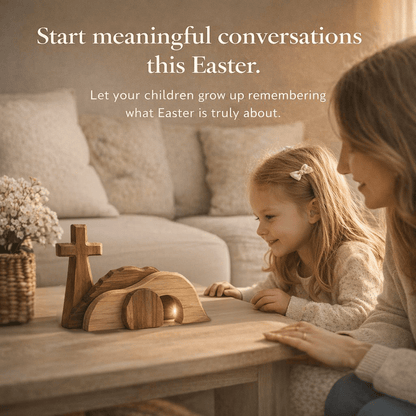 🏆✝️ Wooden Resurrection Cross: Let Your Family Remember Easter's True Hope & Love--3% rabattkod NOR3
