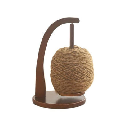 Wooden Yarn Winder with Magnetic Attachment Stable Base for Knitting & Crochet Projects