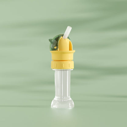 🥤Konverteringslock för vattenflaskans pip med sugrör | Universell passform för juice- och vattenflaskor | Spillsäkert viklock för småbarn och barn
