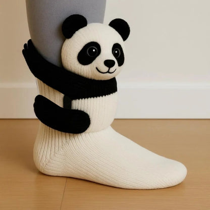 🎄3D Knit Animal Socks