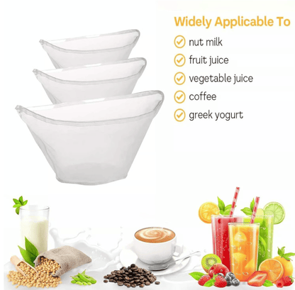 🏆 60K+ SOLD! 🌿✨ Food-Grade Nylon Filter Bag – Smooth Nut Milks, Juices & Easy Straining