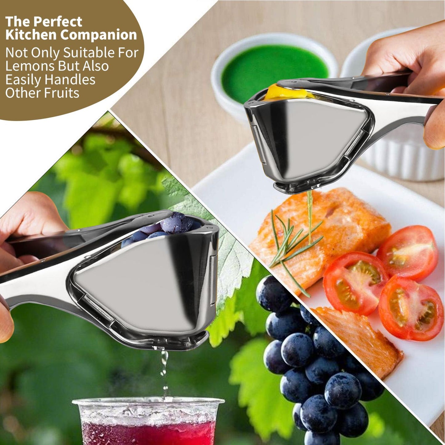 Citrus Squeezer |Zinc Alloy or PP – Handheld Juicer for Lemons, Limes & Oranges 🍋