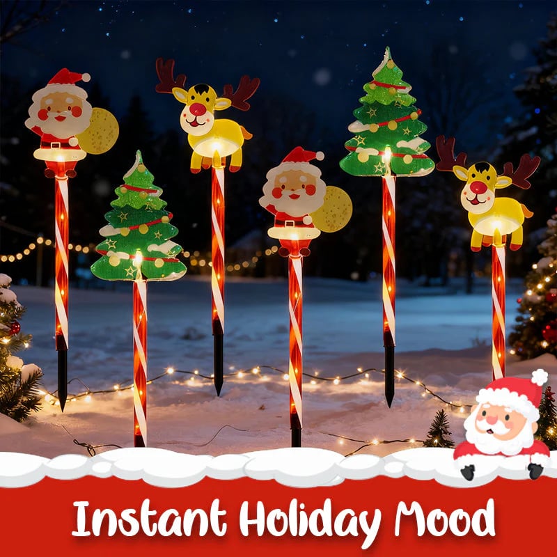 🎄🎁6-pack rörliga julbelysningar🎅