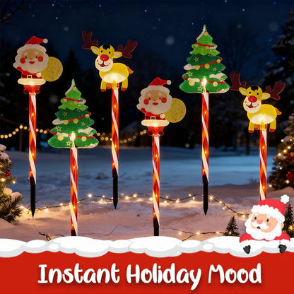 🎄🎁6-pack rörliga julbelysningar🎅
