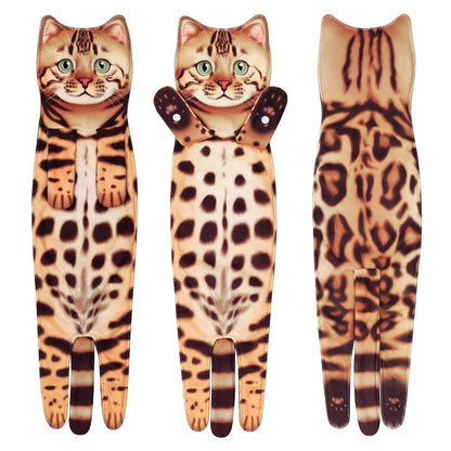 🎁  Funny Cat Hand Towels