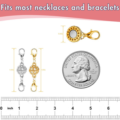 🔥Magnetic Necklace Clasps and Closures Kit(12pcs)