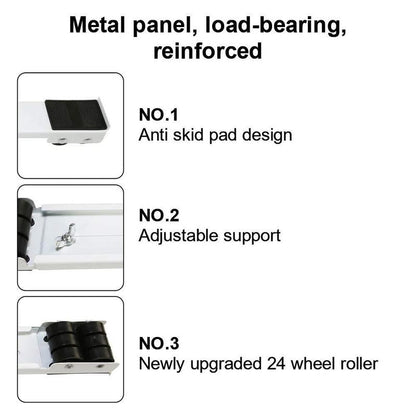 ⚙️ 50% RABATT NU! 🔧 Lättflyttbart rullfäste™ – Robust, smidig rullning och enkel installation 🛠️
