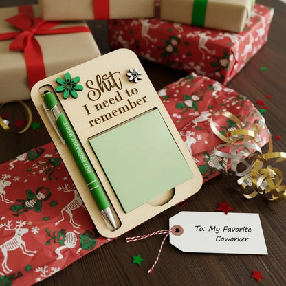 The "Shit I Need to Remember" Sticky Note Holder
