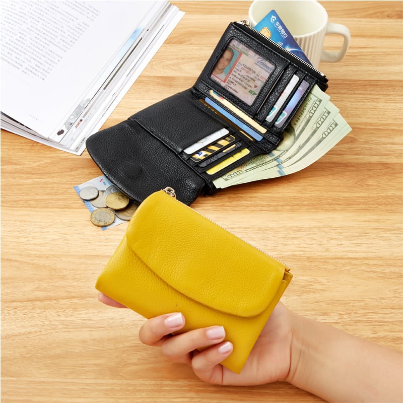 ⏰⏰Unisex Pebble Leather Wallet🔥