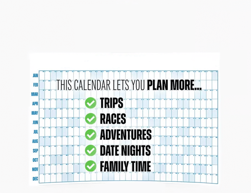 📅2026 Wall Calendar - Flexible Dry-Erase Material ✍️Design Your Amazing Year!🏃