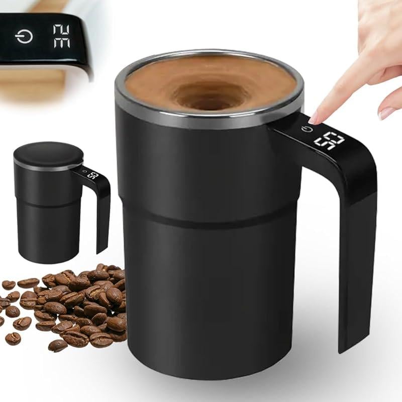 ✨Självomrörande kaffemugg med intelligent temperaturmätning ☕Perfekt present till finsmakare🎁