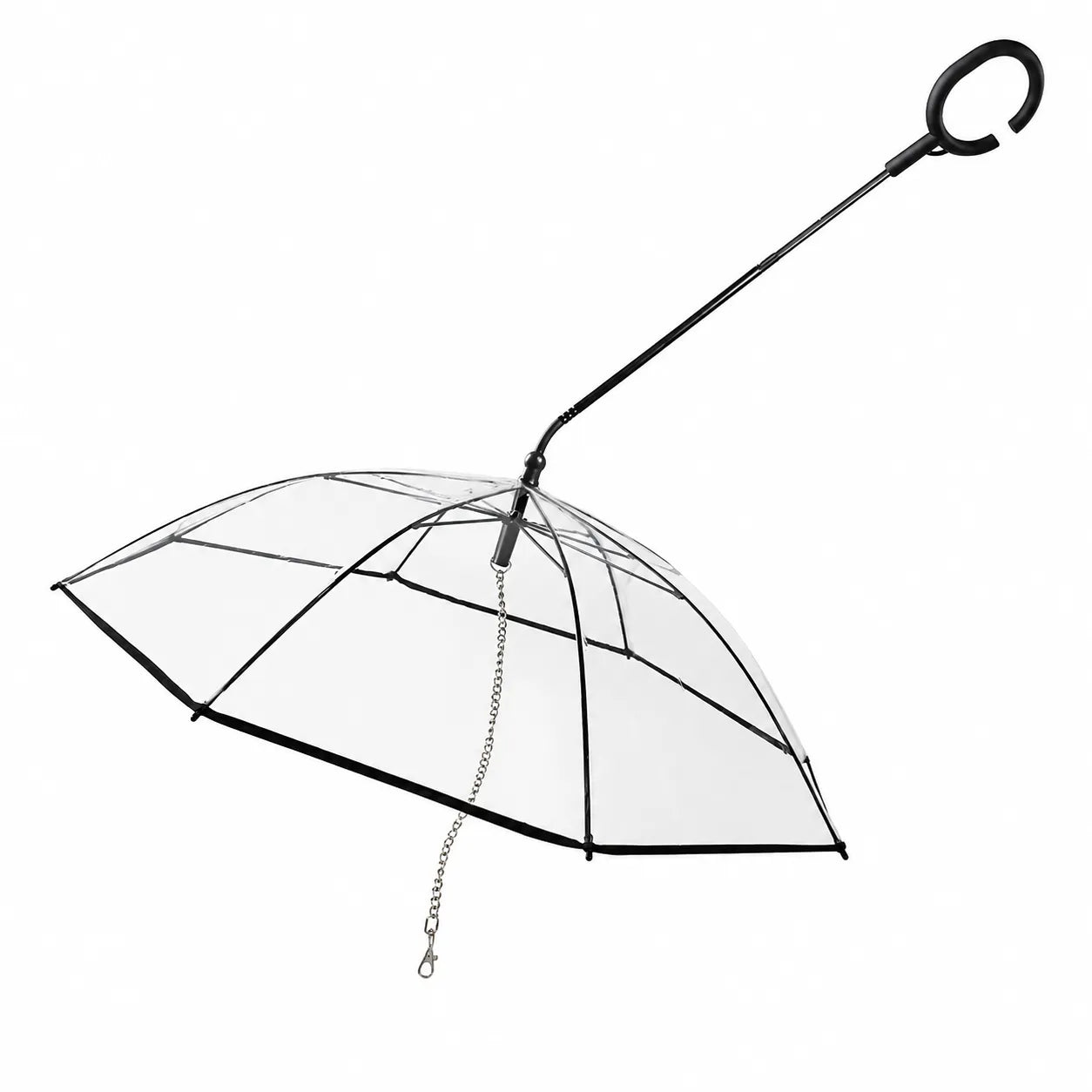 ☔ Transparent hundparaply för regniga promenader