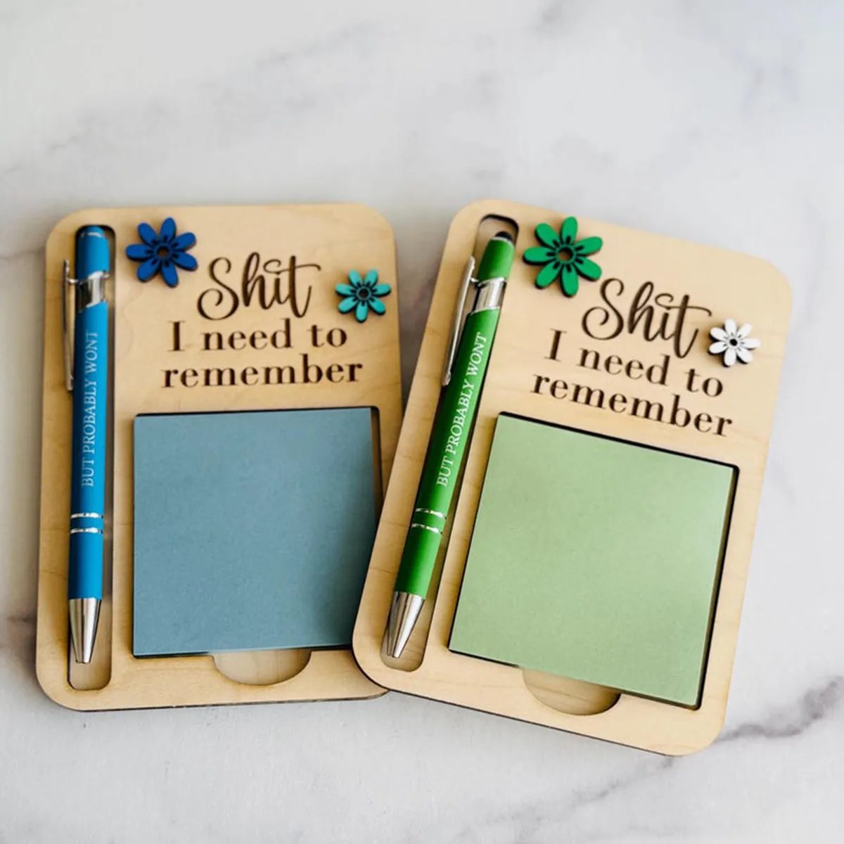 The "Shit I Need to Remember" Sticky Note Holder