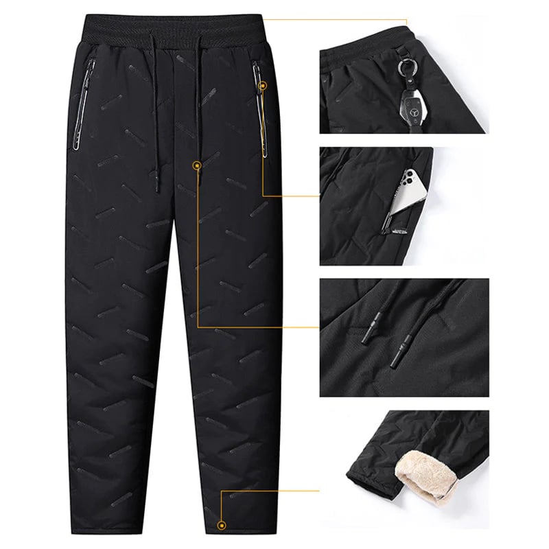 🔥Förtjockade varma joggingbyxor i fleece