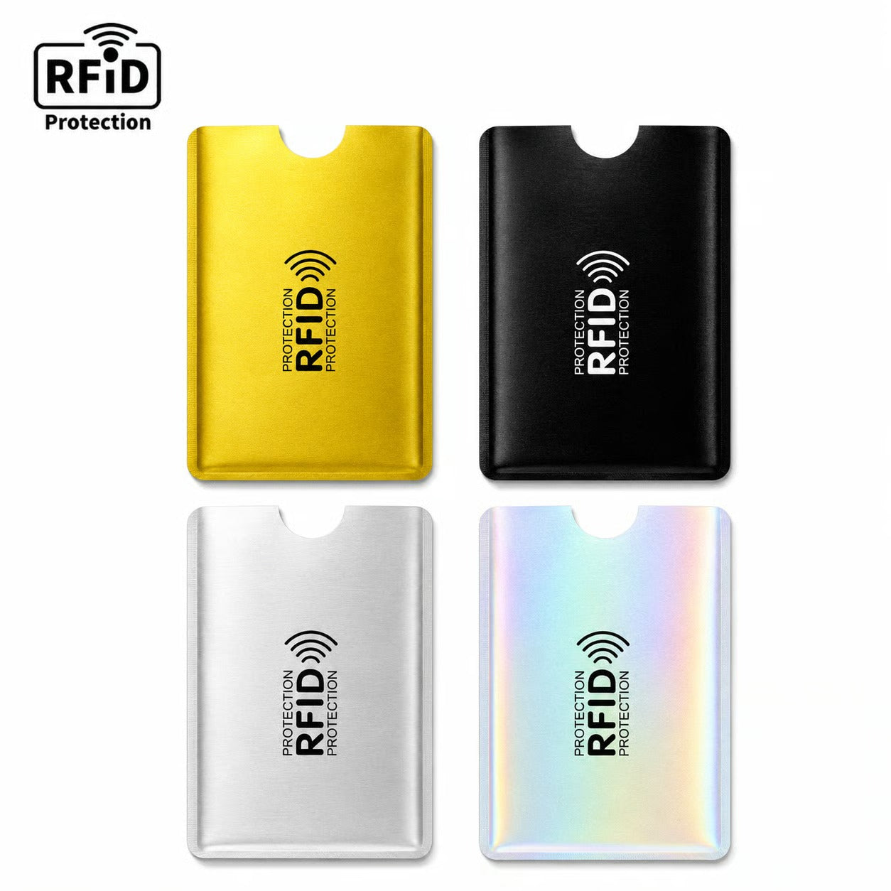 🛡️💳RFID-blockerande fodral för kreditkort (4-pack)