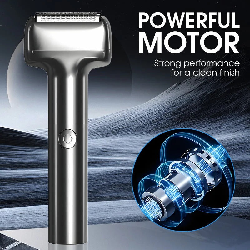 🪒50% RABATT NU! ✨ Uppladdningsbar elektrisk rakapparat med folie för män – Effektiv nära rakning, sladdlös bärbar rakhyvel för vått och torrt skägg för daglig skötsel