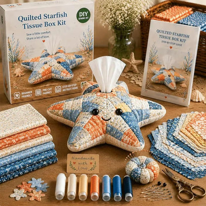 🧵 Vadderad näsduksask med havsdjur DIY-kit💖✨3% rabattkod: NOR3