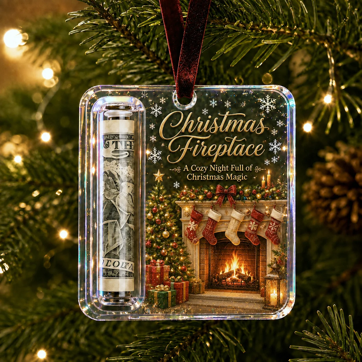 🎄 Julprydnad för kontantpresent – Förvandla kontanter till en julöverraskning