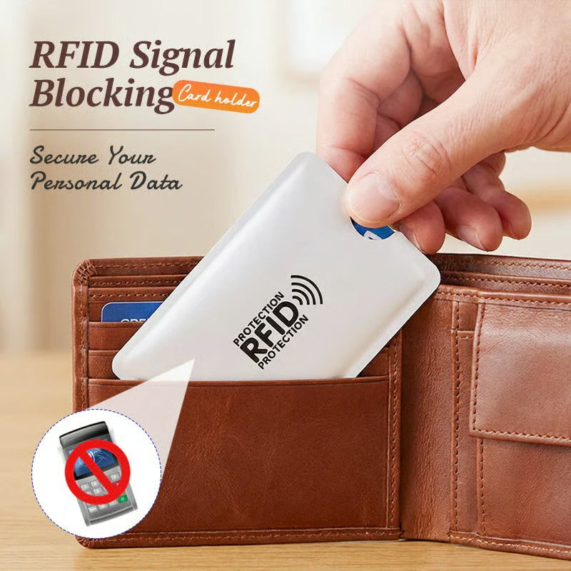 🛡️💳RFID-blockerande fodral för kreditkort (4-pack)